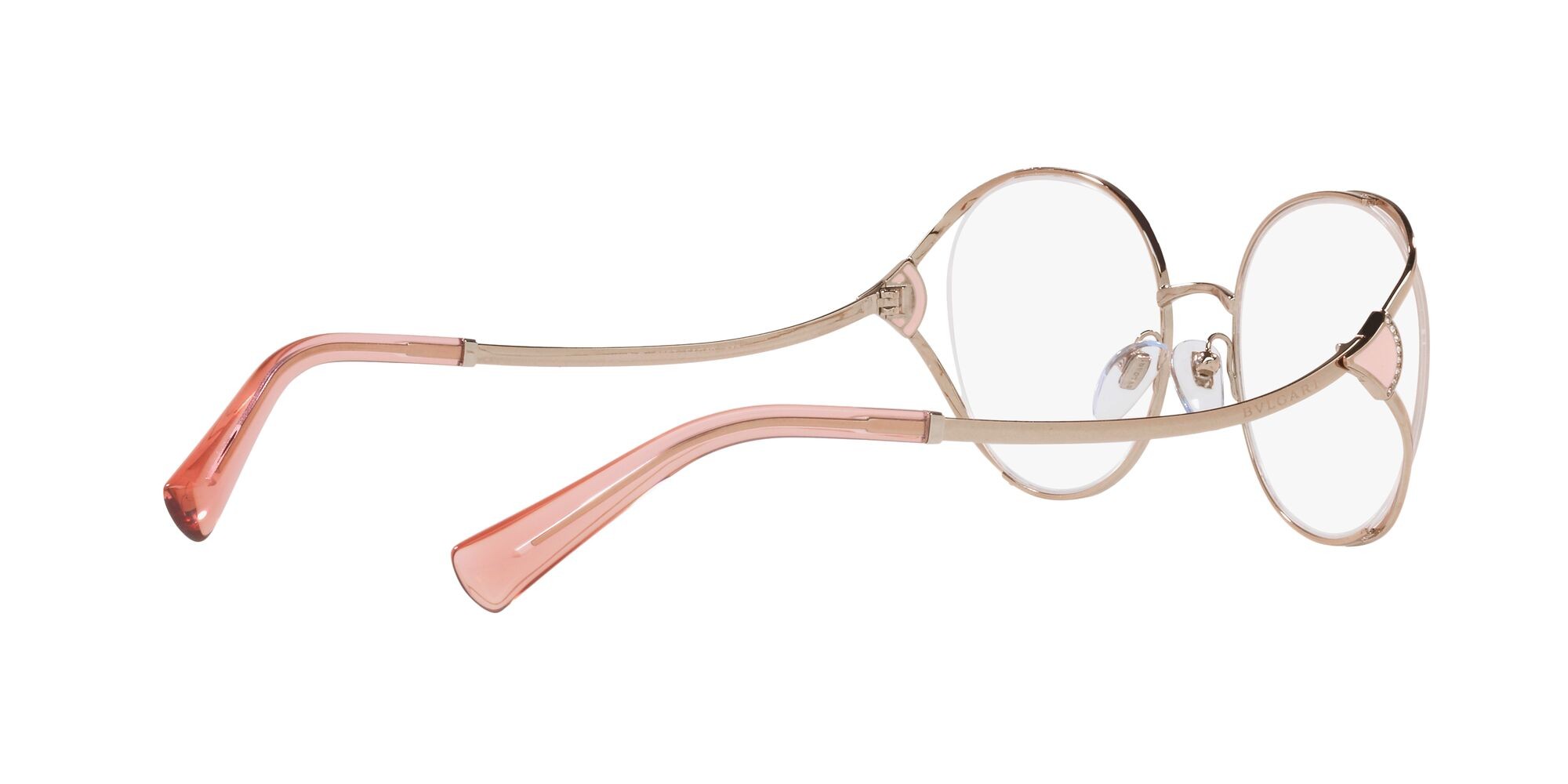 Brillen Bulgari BV 2245B (2057) farbe oro rosa form rund gläser lente demo
