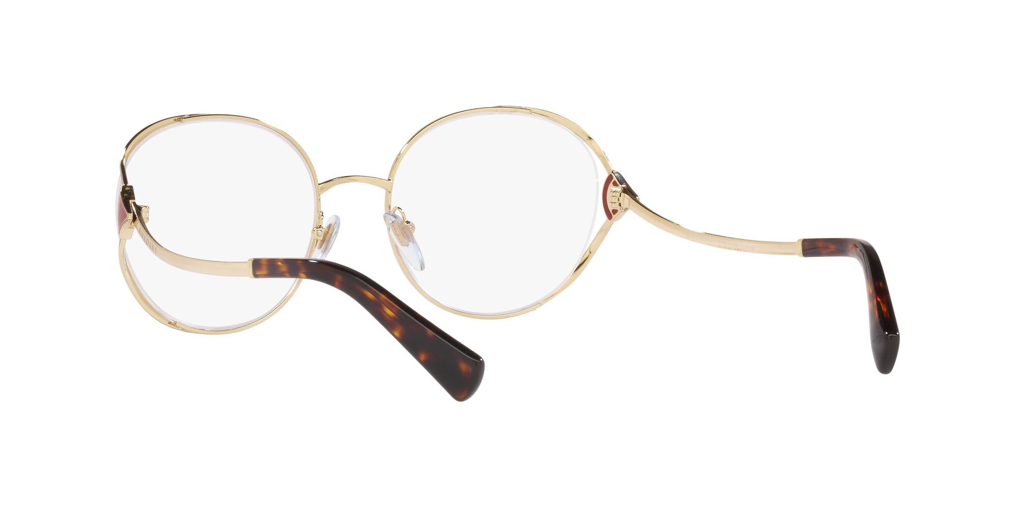 Brillen Bulgari BV 2245B (278) farbe oro pallido form rund gläser lente demo