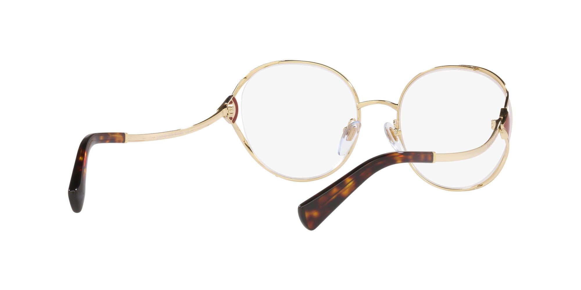 Brillen Bulgari BV 2245B (278) farbe oro pallido form rund gläser lente demo