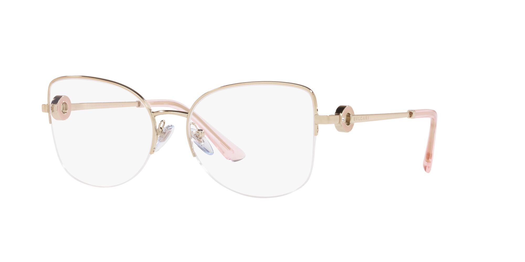 Brillen Bulgari BV 2246B (2014) farbe oro rosa form cat-eye gläser lente demo