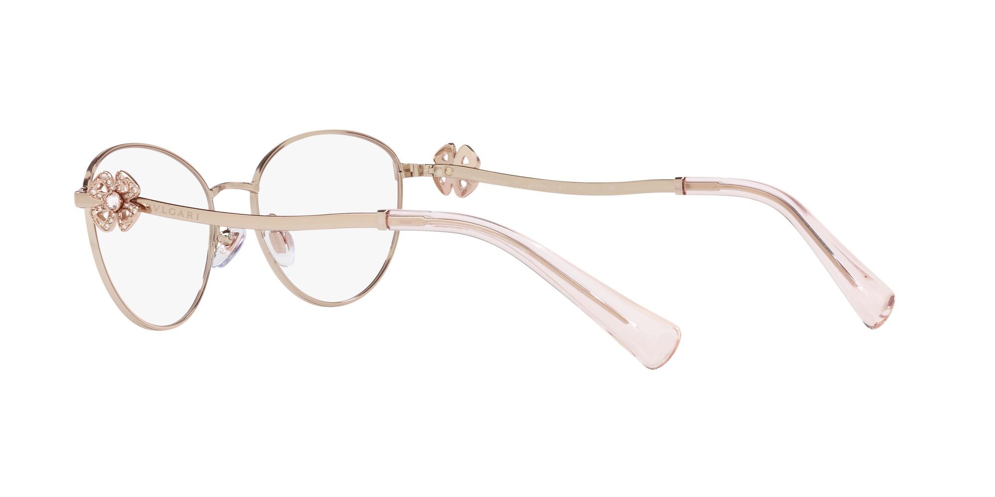 Brillen Bulgari BV 2248B (2062) farbe oro rosa/champagne form oval gläser lente demo