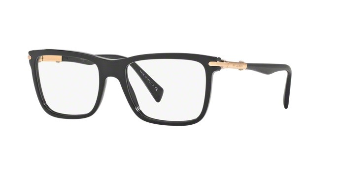 Brillen Bvlgari BV 3031K (5285) farbe black form quadratisch gläser demo lens