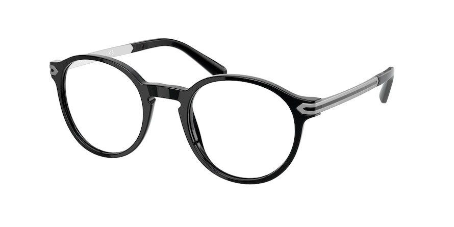 Brillen Bulgari BV 3045 (501) farbe black form pantos gläser demo lens