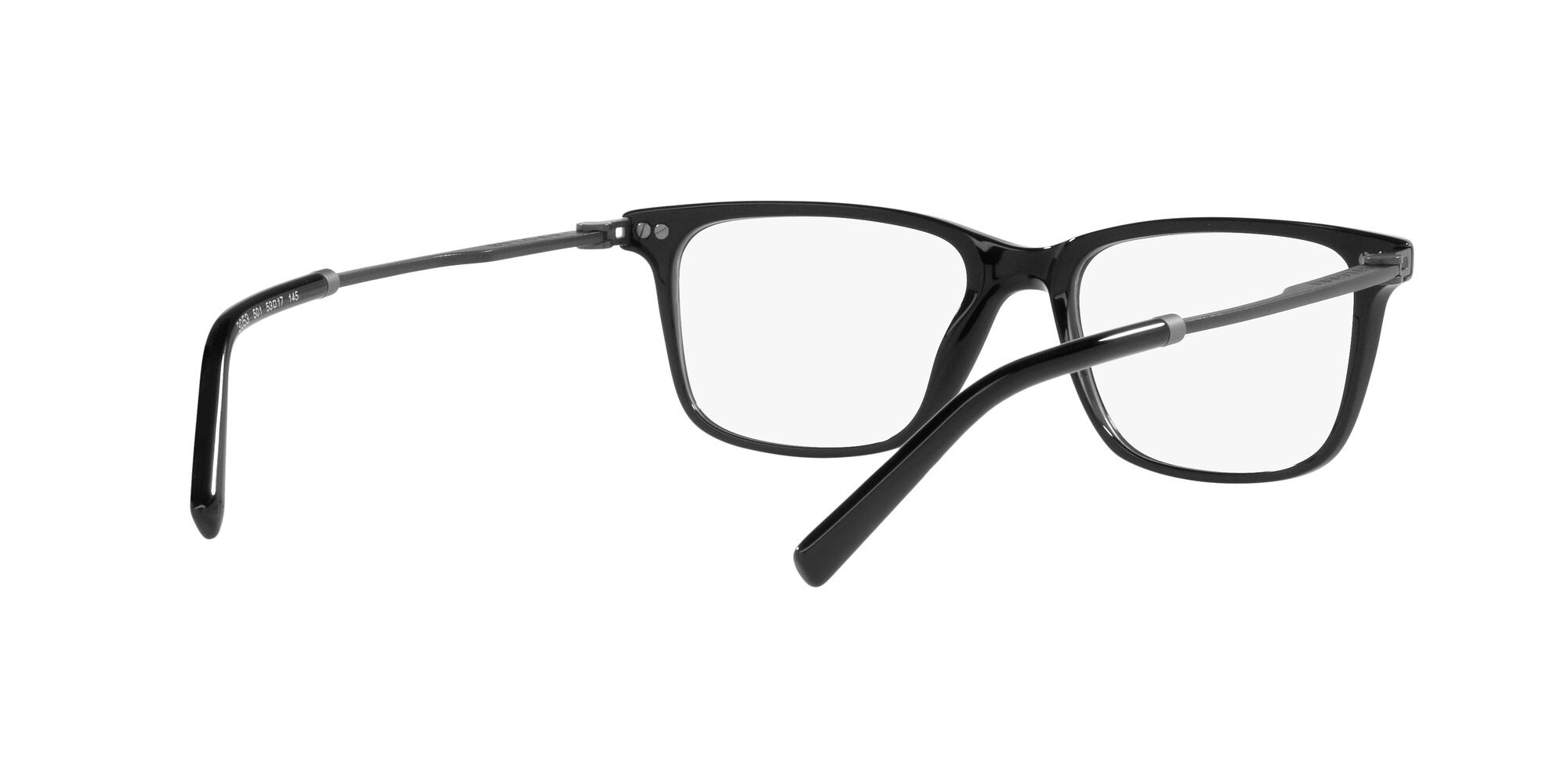 Brillen Bulgari BV 3053 (501) farbe nero form rechteckig gläser lente demo