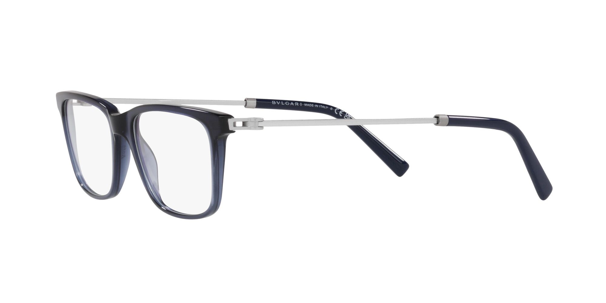 Brillen Bulgari BV 3053 (5494) farbe blu form rechteckig gläser lente demo