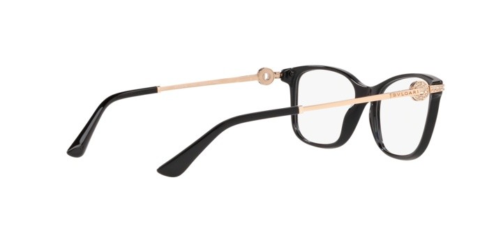 Brillen Bvlgari BV 4173B (501) farbe black form rechteckig gläser demo lens