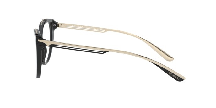 Brillen Bvlgari BV 4181 (501) farbe black form cat-eye gläser demo lens