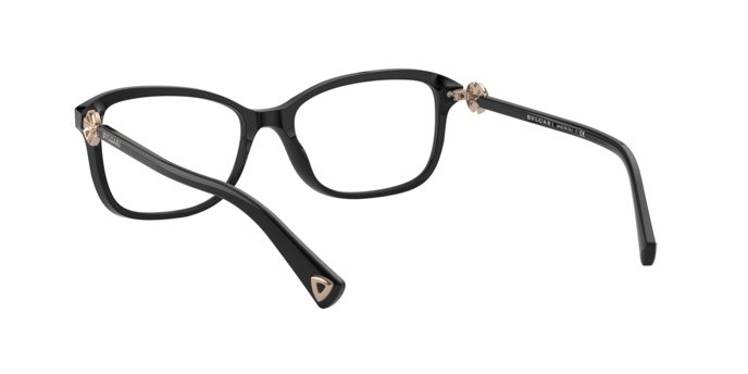 Brillen Bulgari BV 4191B (501) farbe black form schmetterling gläser demo lens