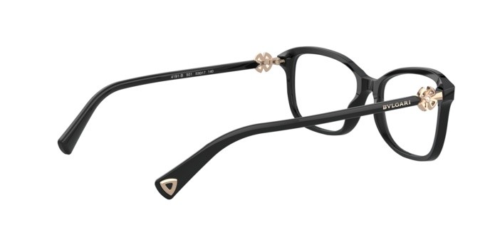 Brillen Bulgari BV 4191B (501) farbe black form schmetterling gläser demo lens