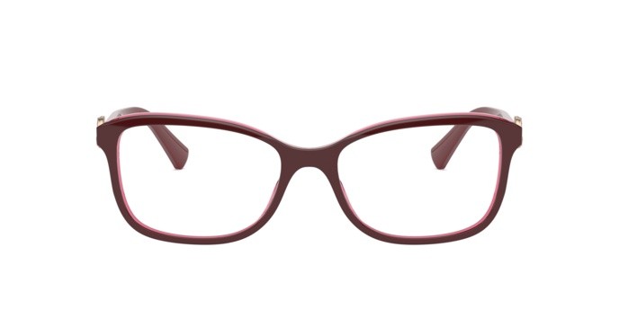 Brillen Bulgari BV 4191B (5469) farbe top bordeaux on transp red form schmetterling gläser demo lens