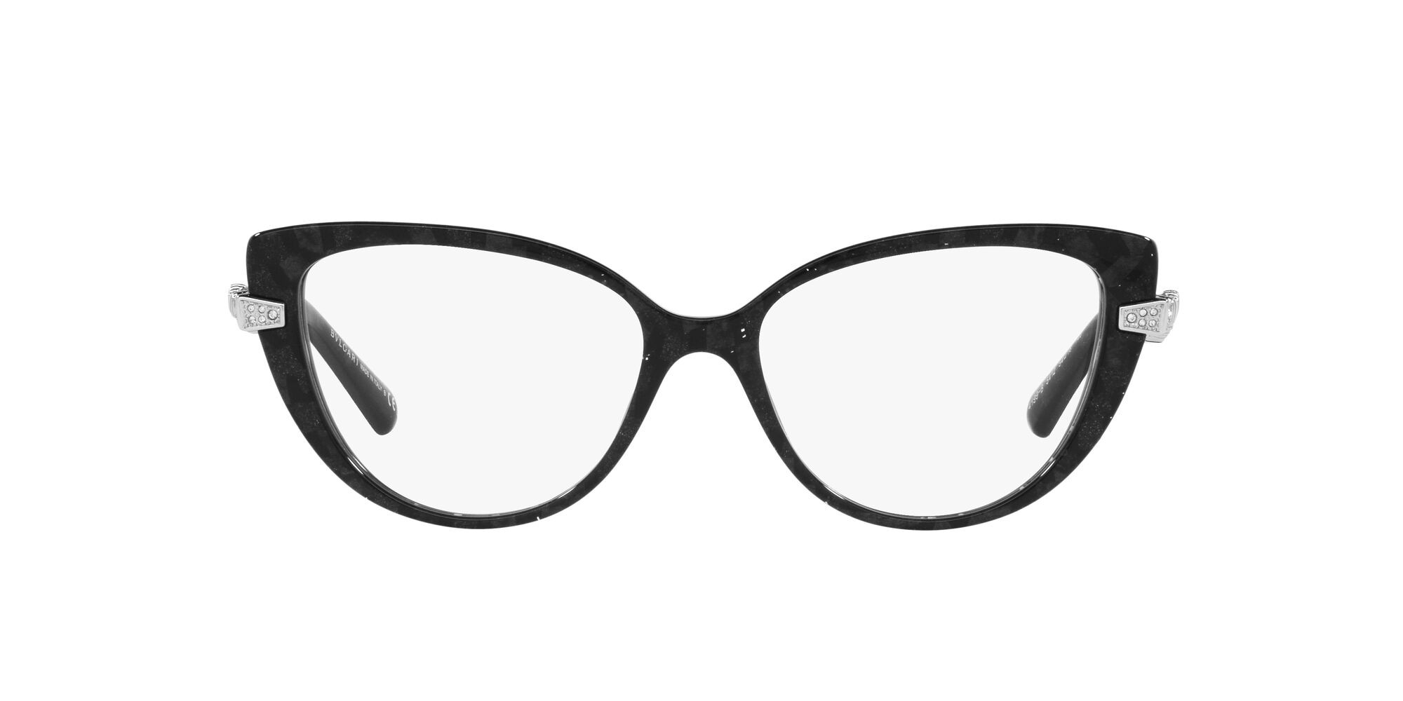 Brillen Bulgari BV 4199B (5412) farbe black mamba form cat-eye gläser lente demo
