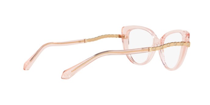 Brillen Bulgari BV 4199B (5470) farbe transparent pink form cat-eye gläser demo lens