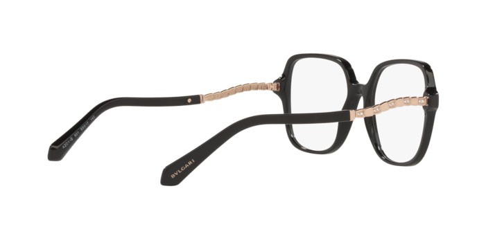 Brillen Bulgari BV 4201B (501) farbe black form quadratisch gläser demo lens