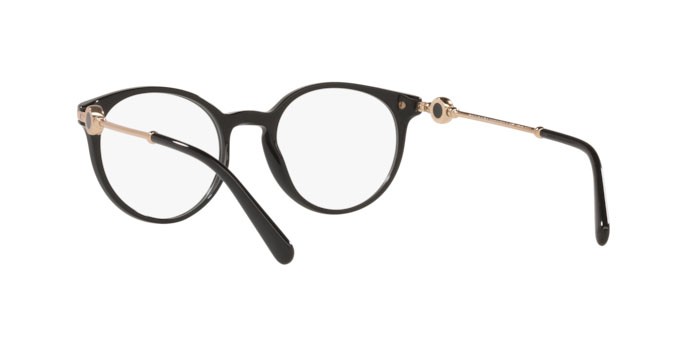 Brillen Bulgari BV 4202 (501) farbe black form rund gläser demo lens