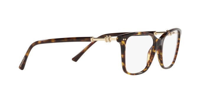 Brillen Bulgari BV 4203 (504) farbe havana form quadratisch gläser demo lens