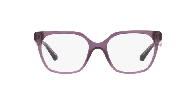Brillen Bulgari BV 4205 (5514) farbe transparent amethyst form quadratisch gläser demo lens