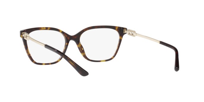 Brillen Bulgari BV 4207 (504) farbe havana form rechteckig gläser demo lens