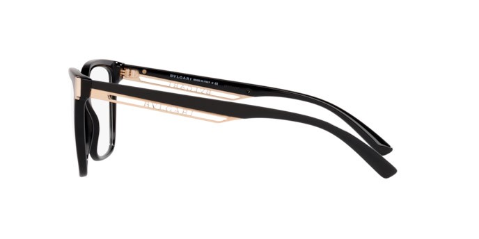Brillen Bulgari BV 4208 (501) farbe black form quadratisch gläser demo lens