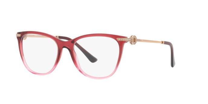 Brillen Bulgari BV 4209B (5477) farbe violet gradient pink form pantos gläser demo lens