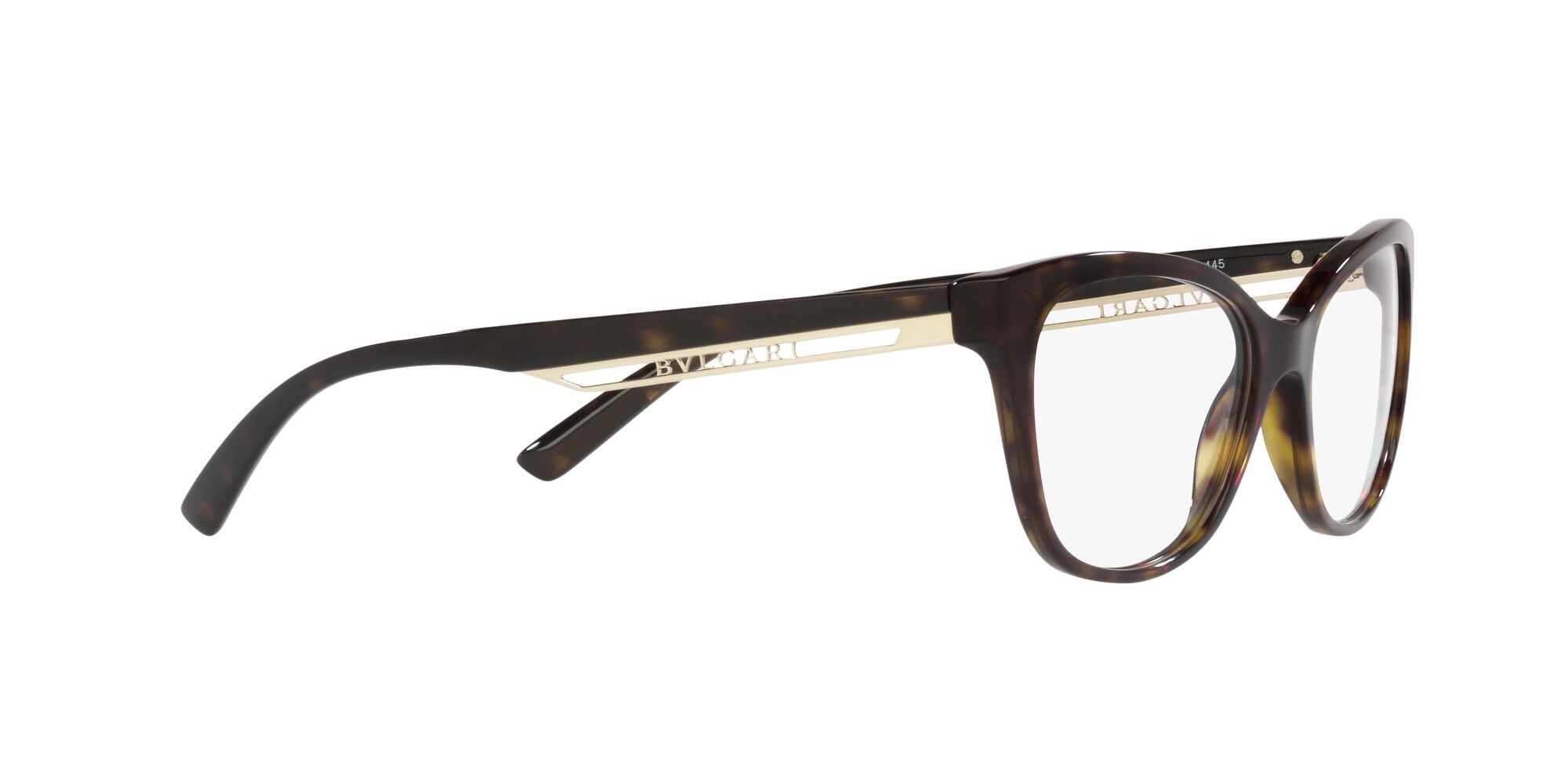 Brillen Bulgari BV 4211 (504) farbe havana form schmetterling gläser lente demo