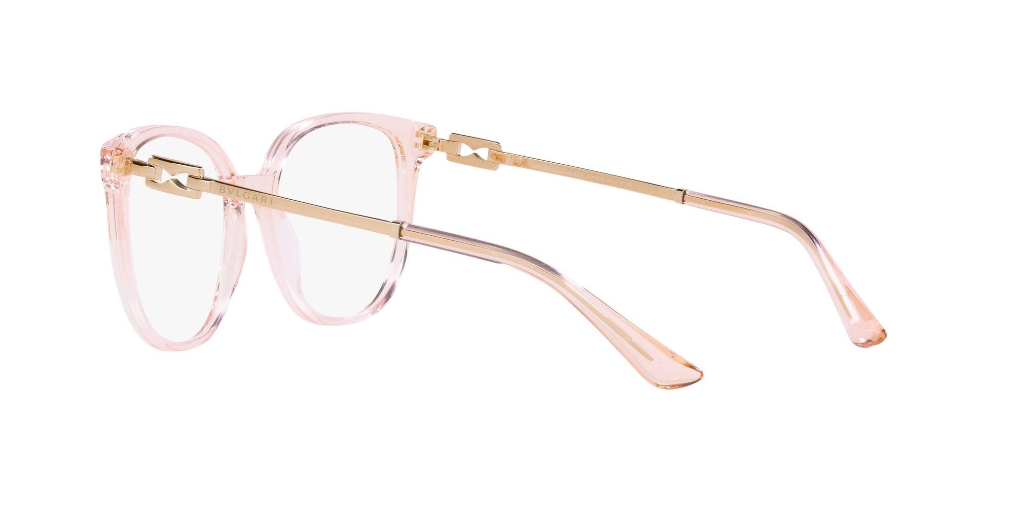 Brillen Bulgari BV 4212 (5470) farbe rosa trasparente form cat-eye gläser lente demo