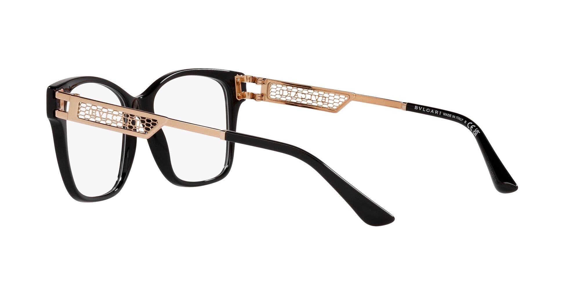 Brillen Bulgari BV 4213 (501) farbe nero form quadratisch gläser lente demo