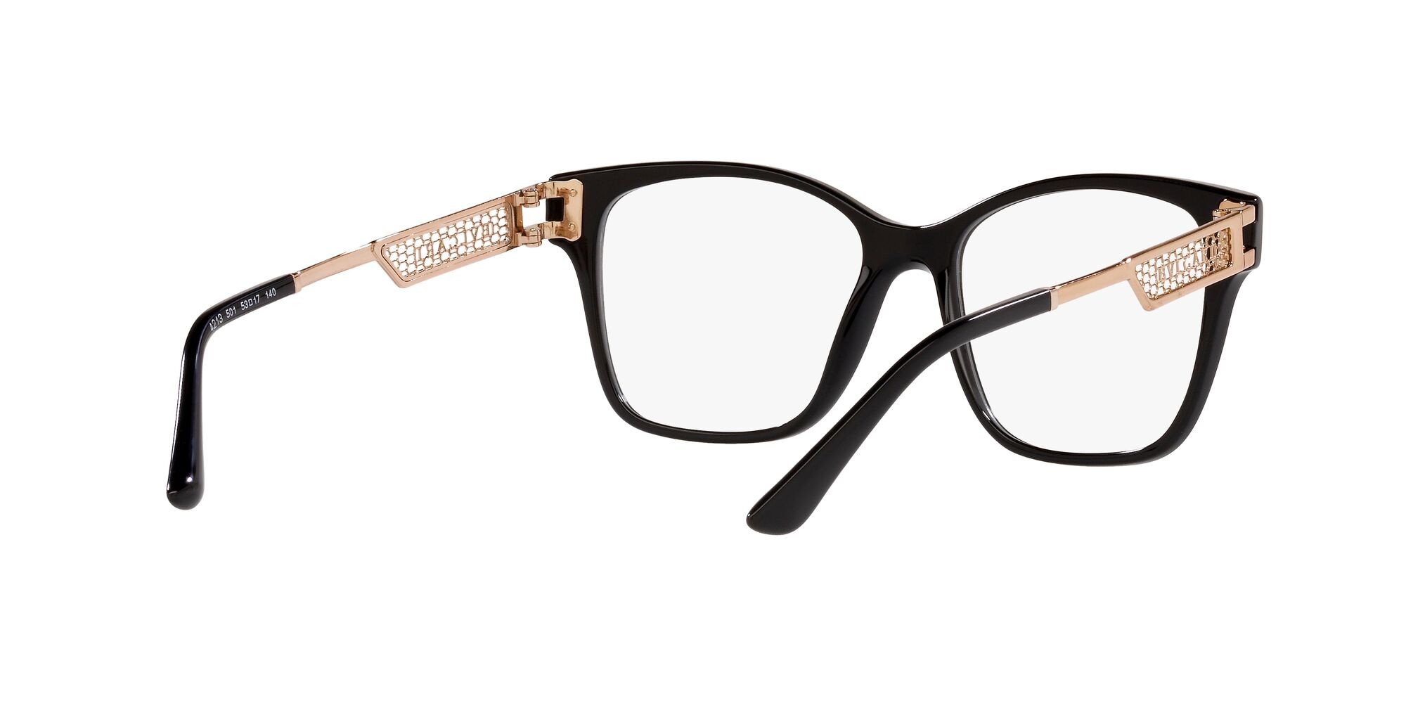 Brillen Bulgari BV 4213 (501) farbe nero form quadratisch gläser lente demo