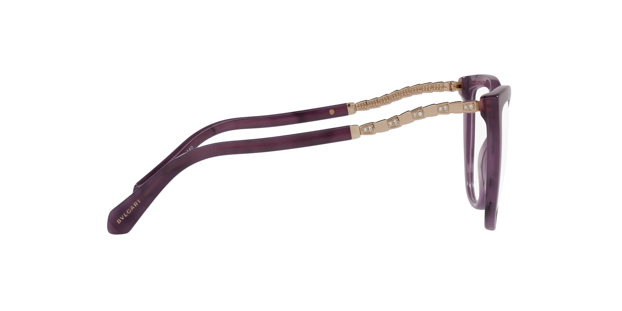 Brillen Bulgari BV 4214B (5517) farbe marble amethyst form cat-eye gläser lente demo