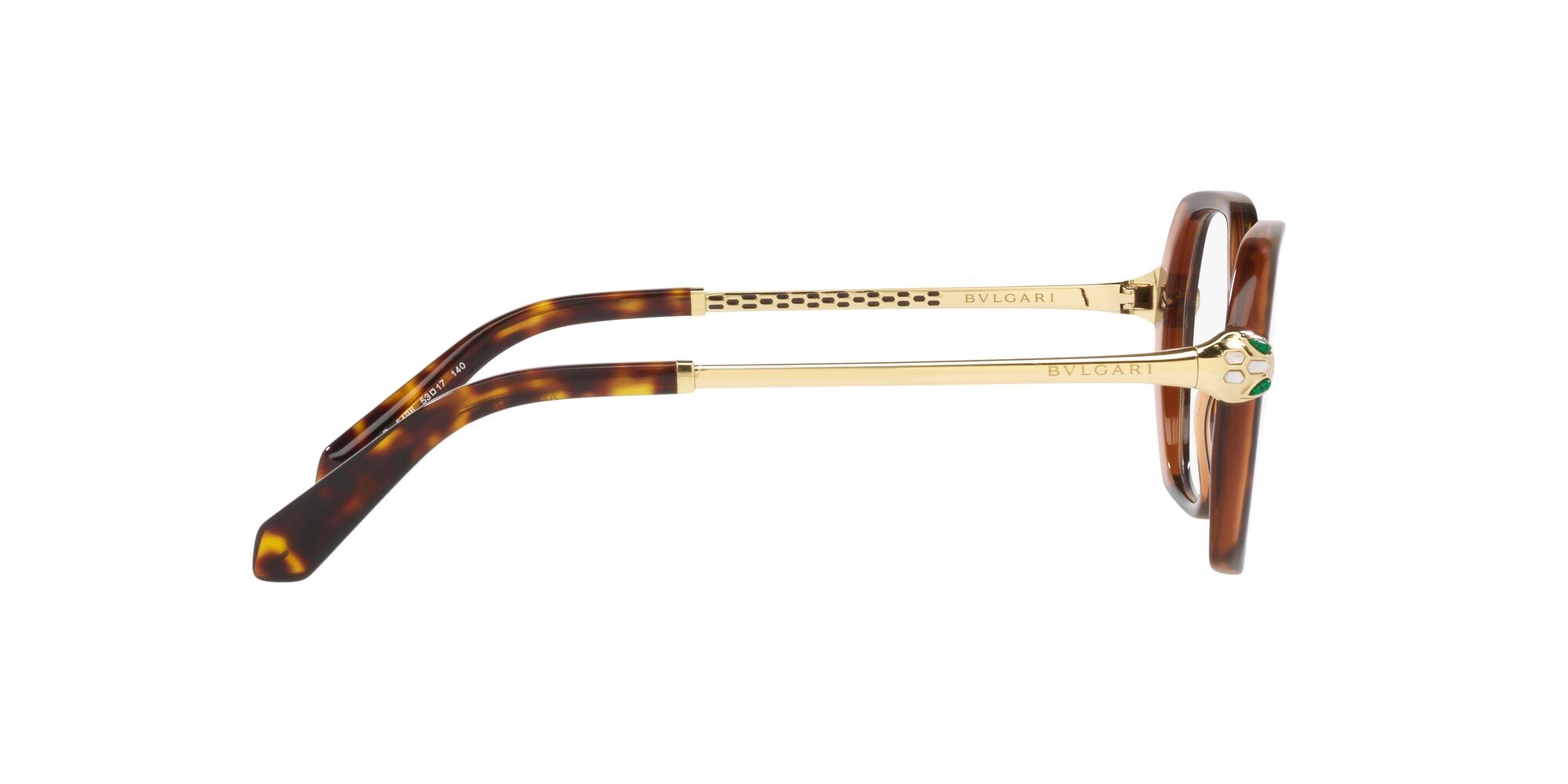 Brillen Bulgari BV 4215KB (5496) farbe havana su marrone trasparente form schmetterling gläser lente demo