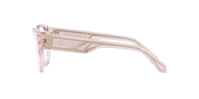 Brillen Bulgari BV 4217 (5470) farbe rosa trasparente form pantos gläser lente demo