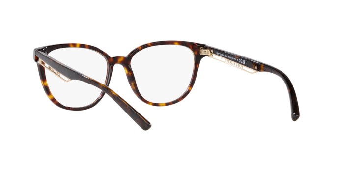 Brillen Bulgari BV 4219 (504) farbe havana form quadratisch gläser lente demo