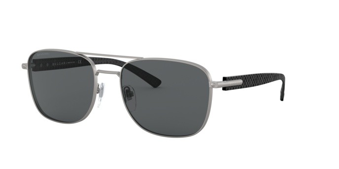 Sonnenbrillen Bvlgari BV 5050 (195/87) farbe matte gunmetal form rechteckig gläser grey
