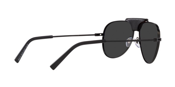 Sonnenbrillen Bulgari BV 5061Q (128/48) farbe nero opaco form aviator gläser polar nera