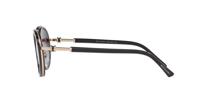 Sonnenbrillen Bvlgari BV 6117 (20148G) farbe rose gold/grey form oval gläser grey gradient
