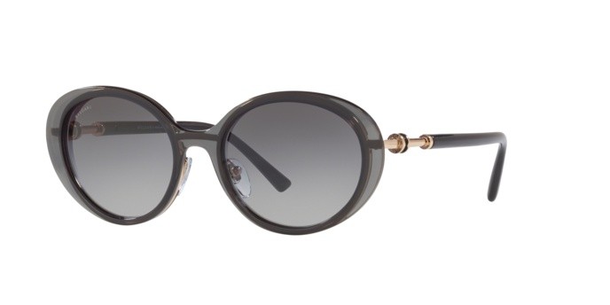 Sonnenbrillen Bvlgari BV 6117 (20148G) farbe rose gold/grey form oval gläser grey gradient