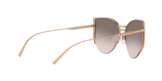 Sonnenbrillen Bulgari BV 6170 (20143B) farbe pink gold form schmetterling gläser pink gradient grey
