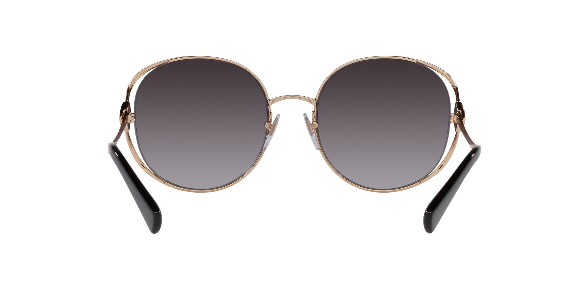 Sonnenbrillen Bulgari BV 6181B (20148G) farbe oro rosa form rund gläser sfumato grigio