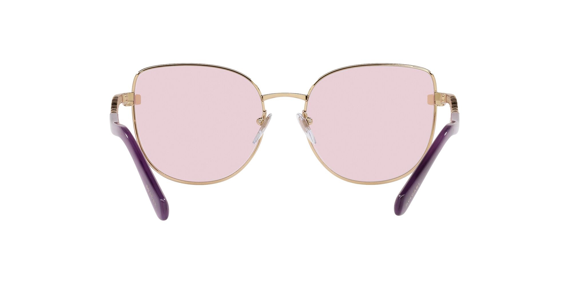 Sonnenbrillen Bulgari BV 6184B (2014P5) farbe oro rosa form cat-eye gläser fotocromatica rosa-viola
