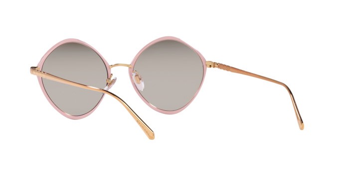 Sonnenbrillen Bulgari BV 6186K (207584) farbe pink gold plated/champagne form unregelmäßig gläser rosa specchiato oro rosé