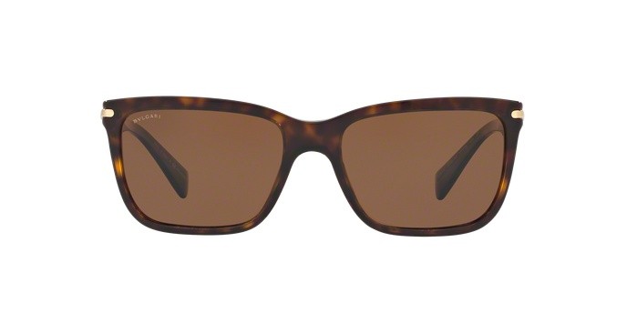 Sonnenbrillen Bvlgari BV 7028K (528683) farbe dark havana form quadratisch gläser polar brown