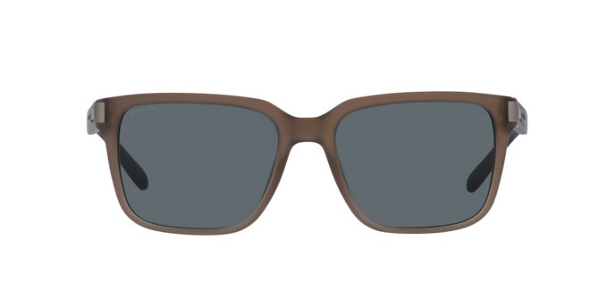 Sonnenbrillen Bulgari BV 7036 (5262R5) farbe matte taupe form rechteckig gläser blue