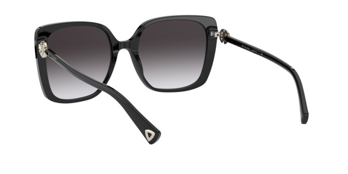 Sonnenbrillen Bvlgari BV 8225B (501/8G) farbe black form quadratisch gläser grey gradient