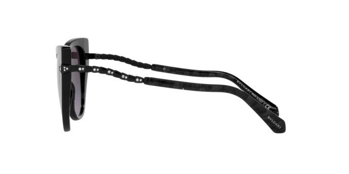 Sonnenbrillen Bulgari BV 8236B (54128G) farbe bvlgari black mamba form cat-eye gläser grey gradient