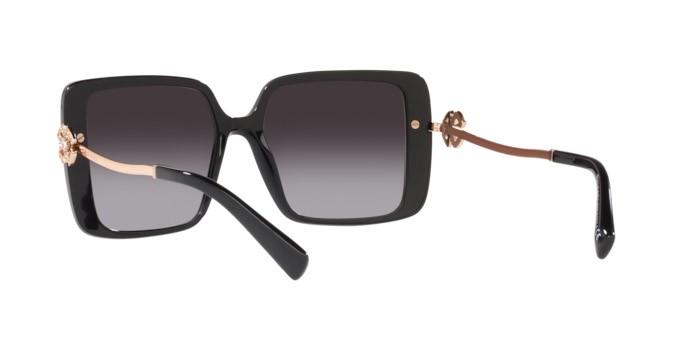 Sonnenbrillen Bulgari BV 8243B (501/8G) farbe black form quadratisch gläser grey gradient