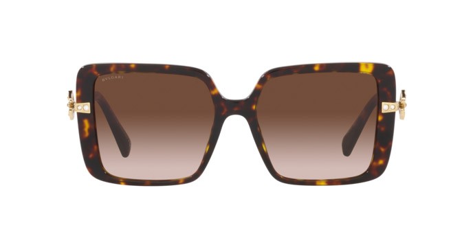 Sonnenbrillen Bulgari BV 8243B (504/13) farbe havana form quadratisch gläser brown gradient