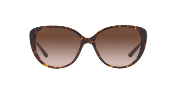 Sonnenbrillen Bulgari BV 8244 (504/13) farbe havana form cat-eye gläser brown gradient