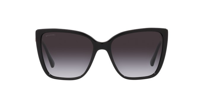 Sonnenbrillen Bulgari BV 8247B (501/8G) farbe black form quadratisch gläser grey gradient