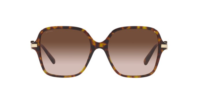 Sonnenbrillen Bulgari BV 8248 (504/13) farbe havana form quadratisch gläser brown gradient