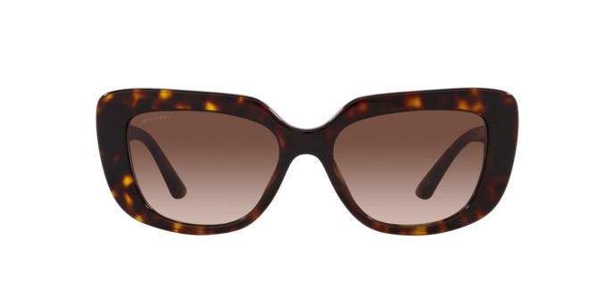 Sonnenbrillen Bulgari BV 8261 (504/13) farbe havana form rechteckig gläser marrone sfumato