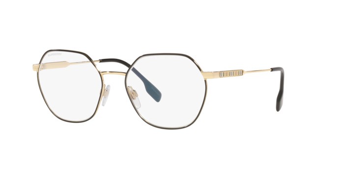 Occhiali da vista Burberry Erin BE 1350 (1326) colore black forma irregolare lenti clear blue light filter